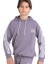 Gri Erkek Çocuk Kolları Şerit Detaylı Kanguru Cepli Kapüşonlu Sweatshirt 21497 3