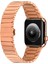 Apple Watch 5 (40MM) Uyumlu Çizgi Tasarımlı Metal Kordon-79 Rose Gold 2