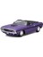 1:24 1970 Dodge Challenger R/t Convertible Model Araba 31264 - Metalik Mor 1