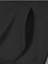 Gülümseyen Yüz Göğüs Baskılı Kapüşonlu Cepli Içi Yünlü Siyah Sweatshirt 5