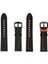 Amazfit Cheetah Pro Uyumlu 22MM Suni Deri Pu Kordon-19 Siyah 6