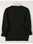 Books Baskılı Bisiklet Yaka Siyah Sweatshirt 2