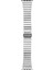 Apple Watch 5 (40MM) Uyumlu Çizgi Tasarımlı Metal Kordon-79 Gümüş 3