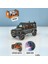 G Seri Arazi Aracı Die Cast Model Kutulu Buhar Atan Çek Bırak Full Fonksiyon Kapıları Açılan 1:22 Ölçek Model Araba Kutulu Koleksiyonluk Ürün (Siyah) 3