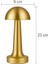 Gold Şarjlı Dokunmatik Masa Lambası - LED Işıklı, 3 Renk Seçeneği, Taşınabilir ve USB Şarjlı, Şık ve Kompakt Tasarım, Yatak Odası, Çalışma Masası, Kafe ve Restoran Kullanımı Için 2