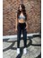 Kadın Yüksek Bel Boyfriend Likralı Kot Pantolon 5