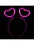 Glow Stick Karanlıkta Yanan Fosforlu Kalp Taç 12 Adet 4