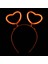 Glow Stick Karanlıkta Yanan Fosforlu Kalp Taç 12 Adet 5
