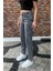 Kadın Yüksek Bel Boyfriend Likralı Kot Pantolon 5