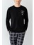 Uzun Kol Ekoseli Erkek Pijama Takım 3501 3