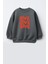 Kız Çocuk Love Baskılı 3 Iplik Kumaş Pamuklu Sweatshirt 1