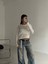 Triko Transparent Bluz Beyaz 2