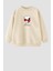 Kız Çocuk Snoopy Baskılı 3 Iplik Kumaş Pamuklu Sweatshirt 1