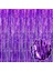 Mor Ekstra Metalize Saçaklı Arka Fon Perde 3
