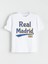 Bisiklet Yaka Real Madrid Baskılı Erkek Çocuk Tişört (W5) 1