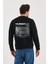 Unisex Ön Arka Baskılı Sıfır Yaka Sweat 1