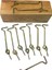 Maymuncuk 80 mm ve 100 mm – 10’lu Set | Metal Kilitleme Aparatı / Çift Taraflı Kilit Mandalı 1