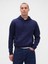 Erkek Lacivert Relaxed Gap Mini-Logo Sweatshirt 1