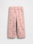 Kız Bebek Pembe Wide Leg Denim Pantolon 1
