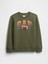 Erkek Çocuk Yeşil Gap Logo Sweatshirt 1