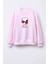 Kız Çocuk Snoopy Baskılı 3 Iplik Kumaş Pamuklu Sweatshirt 1