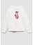 Kız Çocuk Pembe Panter Baskılı 3 Iplik Kumaş Pamuklu Sweatshirt 1