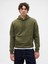 Erkek Yeşil Relaxed Gap Mini-Logo Sweatshirt 1