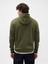 Erkek Yeşil Relaxed Gap Mini-Logo Sweatshirt 4