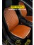Ergonomik,ortopedik,suni Deri Kapitoneli Lüks Ototurco Oto Koltuk Kılıfı-Minderi (7li Tam Set) 9