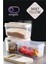Modacar Erzak Bakliyat Saklama Kabı 3 Lü Set 7.5 Lt Krem 1