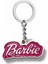 Silver Yazılı Pembe Barbie Logo Figürlü Anahtarlık – Şık ve Sevimli Aksesuar 1