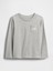 Erkek Bebek Gri Gap Logo Cep T-Shirt 1