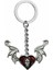 Kırmızı Yarasa Kanatlı Skull Heart Unisex Gotik Anahtarlık – Asi Ruhun Karanlık Tutkusu 1