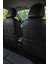 Opel Astra Uyumlu 2 Adet Koltuk Arkası Siyah Deri Organizer 3