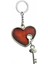 Kırmızı Kalp Anahtar Figürlü Unisex Anahtarlık – Sevgi ve Gizem Sembolü 1