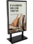 B1 70X100 Siyah Maki Poster Pano Sac Tabanlı Çift Taraflı Reklam Panosu 1