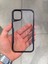 Iphone 11 Uyumlu Şerit Detaylı Darbe Emici Şeffaf Silikon Kılıf 1