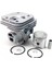 Husqvarna 365 372 X-Torq Uyumlu 50 mm Silindir Piston Seti Yuvarlak Boğaz 1