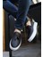 Erkek Loafer Ayakkabı Siyah/beyaz MN127 4