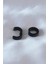 Sıkıştırmalı Deliksiz Trend Çelik Siyah Unisex Kalın Halka Küpe Fake Küpe Ear Cuff 2 Adet 6