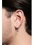 Sıkıştırmalı Trend Mıknatıslı Kuru Kafa Model Sallantılı Erkek 316L Çelik Gri Küpe Ear Cuff 1 Adet 4
