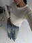 Triko Transparent Bluz Beyaz 3