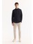 Erkek Siyah Klasik Yaka Hızlı Kuruyan Non-Iron Slim Fit Gömlek A52Y2122 5