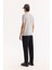 Erkek Gri Polo Yaka Fermuarlı Rayon Tüylenmeyen Triko Regular Fit T-Shirt A52Y5006 1