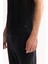 Erkek Siyah Bisiklet Yaka Rayon Tüylenmeyen Çizgili Triko Regular Fit T-Shirt A52Y5005 3