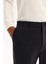 Erkek Siyah Bi-Stretch Teknik Kumaş Slim Fit Pantolon A52Y3209 12