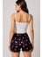Kalp Desenli Askılı Şortlu Pijama Takımı 4