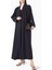 Zarif A Kesim Notch Yaka Abaya Rahat ve Şık Tasarım ile Günlük Kullanım Için Ideal 2