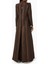 Özgün Şekliyle Uzun Modern Abaya Şıklığı ve Yılan Derisi Dokusu ile Elegan Tarz 3