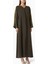 Minimalist Kesim Nakışlı Abaya Konforlu V Yaka ve Uyumlu Sheila ile Şık Görünüm 1